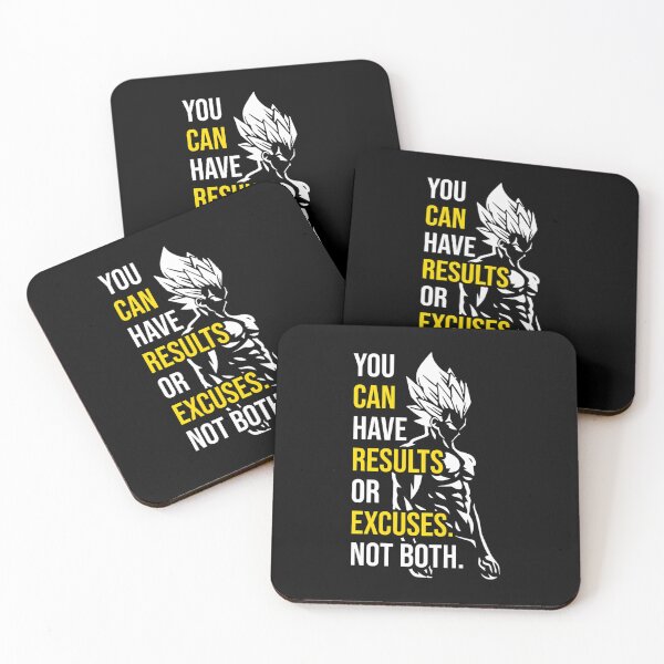 Item preview, Results-Vs-Excuses---Vegeta-Gym-Motivational designed and sold by belluemtrick.