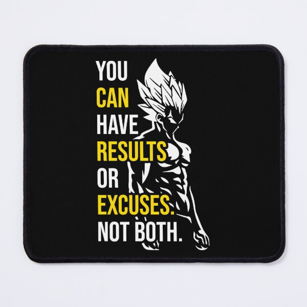 Item preview, Results-Vs-Excuses---Vegeta-Gym-Motivational designed and sold by belluemtrick.