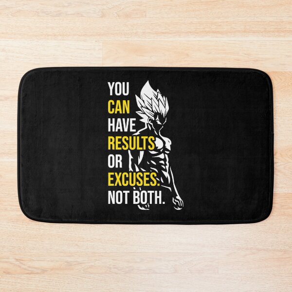 Item preview, Results-Vs-Excuses---Vegeta-Gym-Motivational designed and sold by belluemtrick.