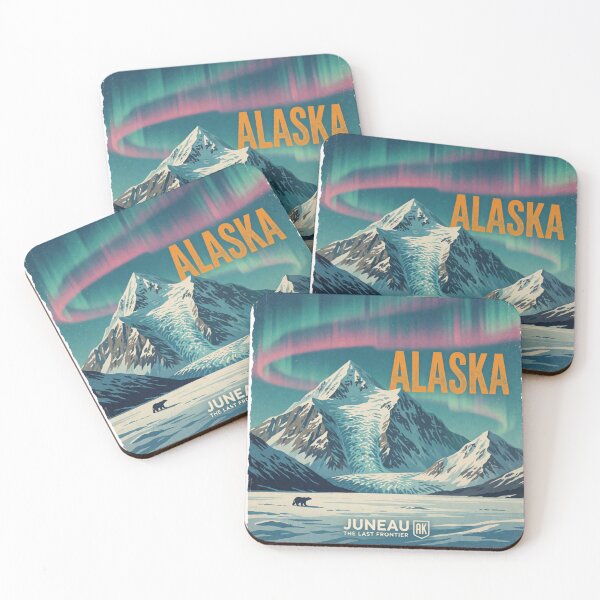 Item preview, Vintage Alaska Northern Lights Badge - Juneau The Last Frontier designed and sold by MaafiaArtsThai.