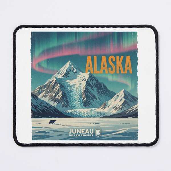 Item preview, Vintage Alaska Northern Lights Badge - Juneau The Last Frontier designed and sold by MaafiaArtsThai.