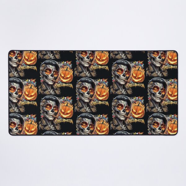 Item preview, Halloween Skull Pumpkin Cigar Glasses Leather designed and sold by Voodoo Store Paranormal Collections.