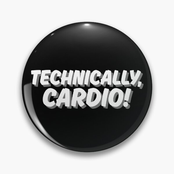 Item preview, Technically Cardio Funny Fitness Gym Humor Gift T-Shirt no.4 designed and sold by is-ann-are.
