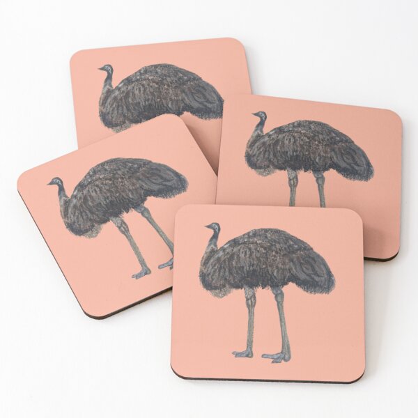 Item preview, Emu Print: Oil Pastels designed and sold by Charlotte's Shop of Bird Stuff.