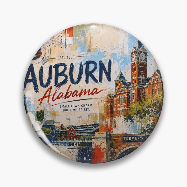 Item preview, Auburn Postcard, Alabama – Beautiful Place in the United States of America. designed and sold by GalleryKauffeld.