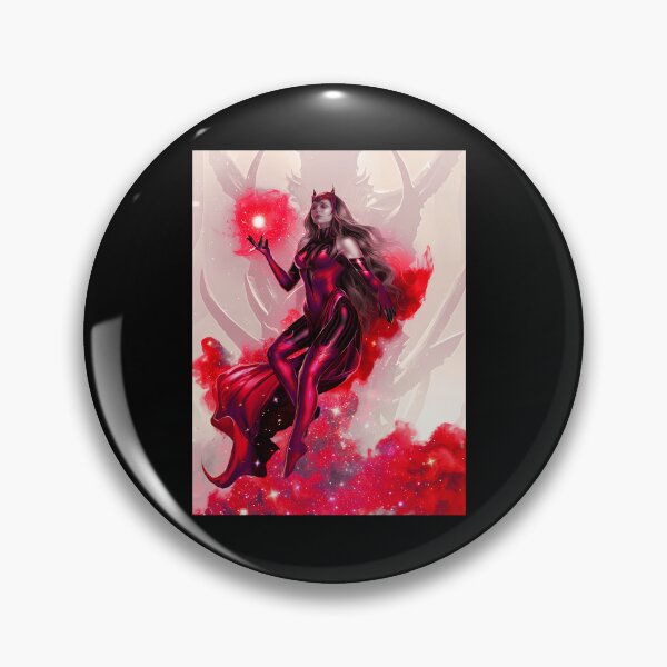Item preview, Mystical Red Sorceress Cosmic Magic Illustration designed and sold by DeborahJRayner.