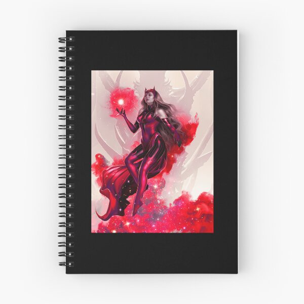 Item preview, Mystical Red Sorceress Cosmic Magic Illustration designed and sold by DeborahJRayner.