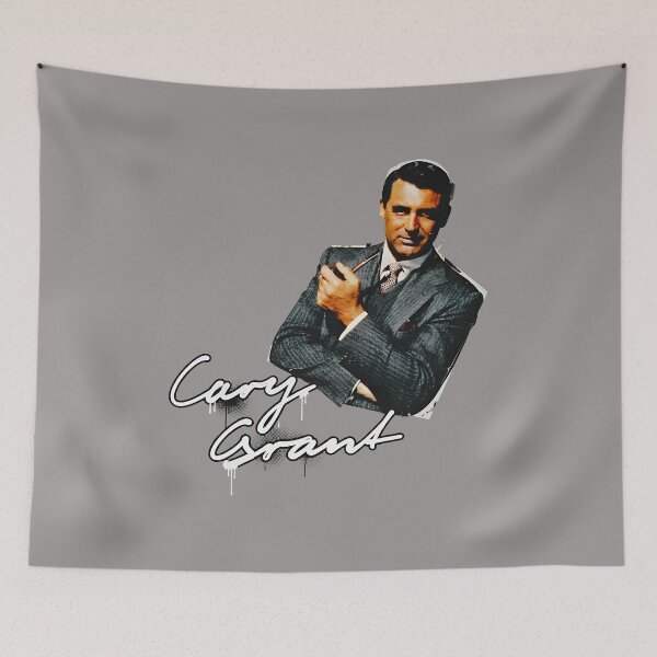 Item preview, Cary Grant Smoking Pipe Vintage Portrait-35 designed and sold by KeDoerge.