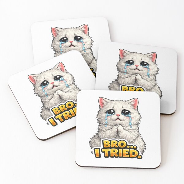 Item preview, Funny Bro I Tried Crying Kitten designed and sold by UvooArt.