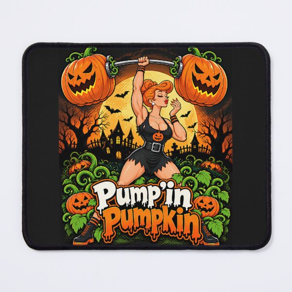 Item preview, Pumpkin Power, Polished Nails – Halloween Fitness Freaks designed and sold by Artekinium.