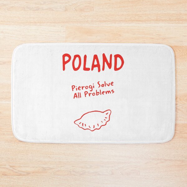 Artikelvorschau, Polen – „Pierogi lösen alle Probleme“ – Lustiger Spruch zum Ausdrucken entworfen und verkauft von MarkedArtPrints.