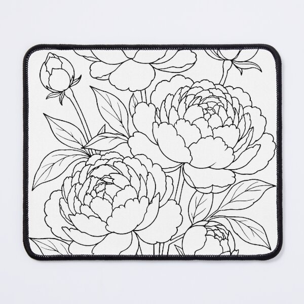 Item preview, Peony coloring book designed and sold by Wiko Glitch.