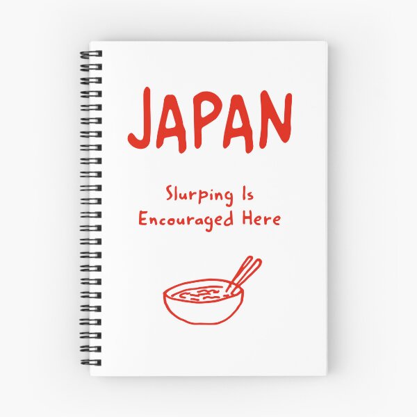 Item preview, Japan – "Slurping Is Encouraged Here" Funny Ramen Quote Print designed and sold by MarkedArtPrints.