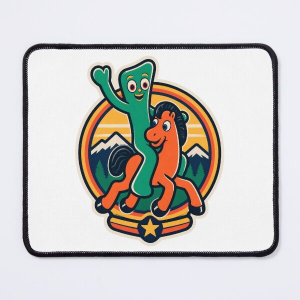Item preview, Gumby and Pokey Classic Cartoon Art Illustration designed and sold by fred2266.