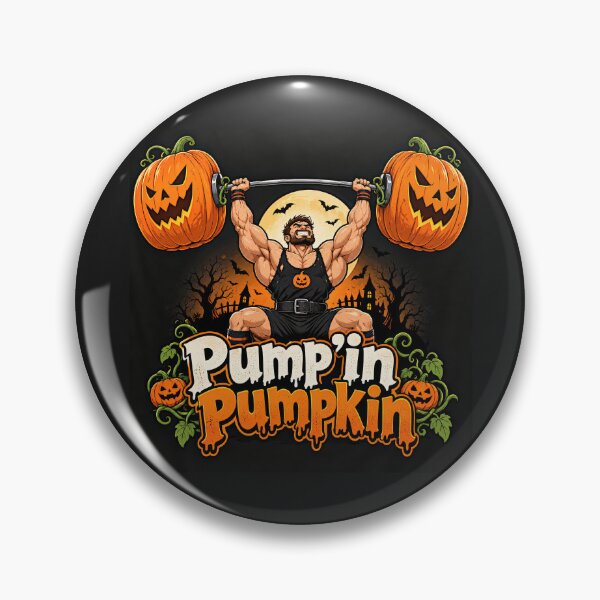 Item preview, Pumpkin Powerhouse – Halloween Fitness Freaks designed and sold by Artekinium.