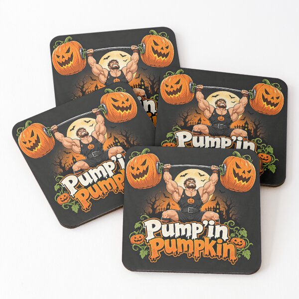Item preview, Pumpkin Powerhouse – Halloween Fitness Freaks designed and sold by Artekinium.