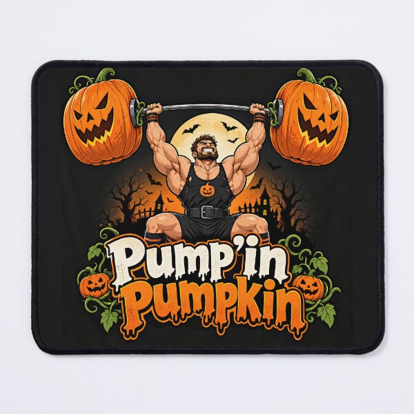 Item preview, Pumpkin Powerhouse – Halloween Fitness Freaks designed and sold by Artekinium.