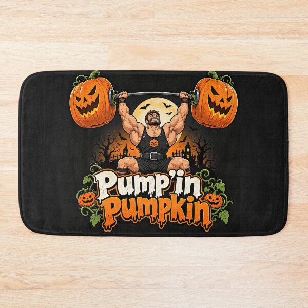Item preview, Pumpkin Powerhouse – Halloween Fitness Freaks designed and sold by Artekinium.