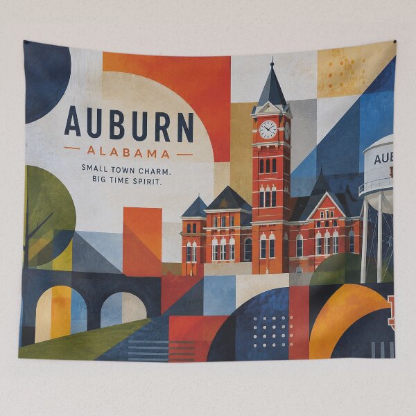 Item preview, Auburn, Alabama Painting – Beautiful Place in the United States of America. designed and sold by GalleryKauffeld.