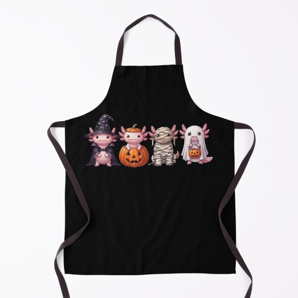 Item preview, Cute Axolotl Halloween Witch Dog Pumpkin Spooky Night designed and sold by Anime  ⭐⭐⭐⭐⭐.
