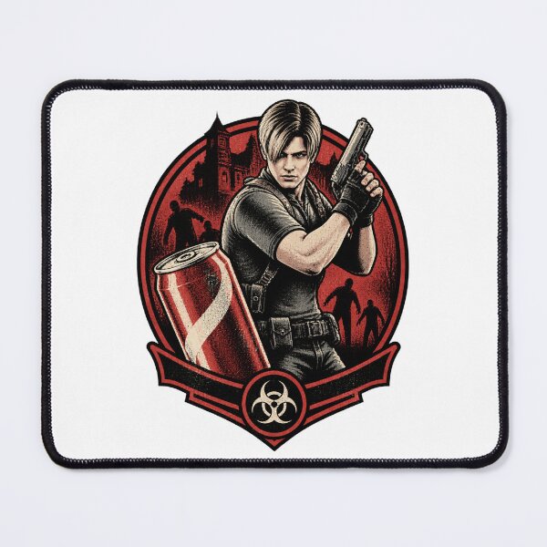 Item preview, Leon S Kennedy Inspired Design with DrPepper Theme from Resident Evil designed and sold by TheDemgenerate.