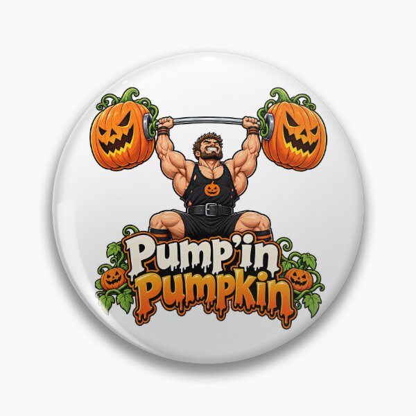 Item preview, Pumpkin Powerhouse – Halloween Fitness Freaks designed and sold by Artekinium.