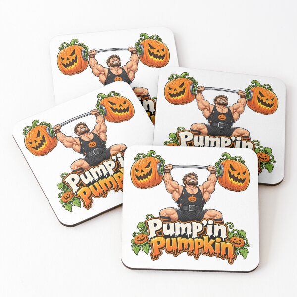 Item preview, Pumpkin Powerhouse – Halloween Fitness Freaks designed and sold by Artekinium.