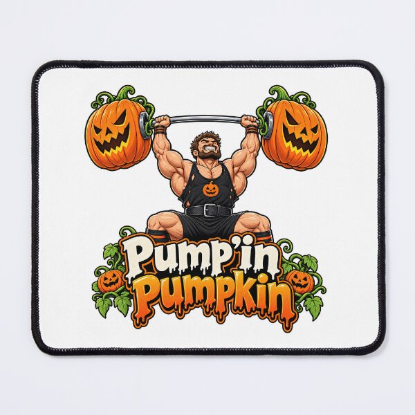 Item preview, Pumpkin Powerhouse – Halloween Fitness Freaks designed and sold by Artekinium.