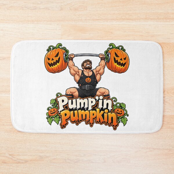 Item preview, Pumpkin Powerhouse – Halloween Fitness Freaks designed and sold by Artekinium.