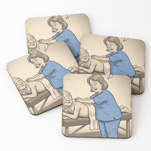 Item preview, Seaside Postcard: Massage designed and sold by halibutgoatramb.