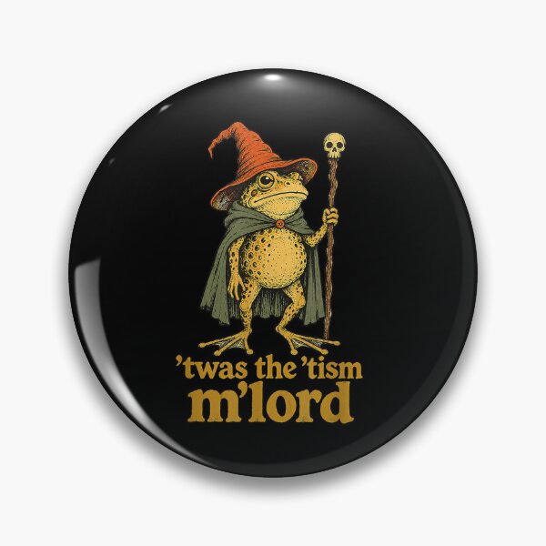 Item preview, Funny Meme TWAS the Tism M Lord Frog Wizard Graphic designed and sold by marlo-quade.