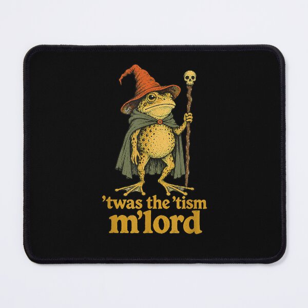 Item preview, Funny Meme TWAS the Tism M Lord Frog Wizard Graphic designed and sold by marlo-quade.