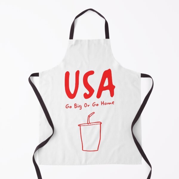 Item preview, USA Soda Cup Print – Go Big Or Go Home, Funny Design designed and sold by MarkedArtPrints.