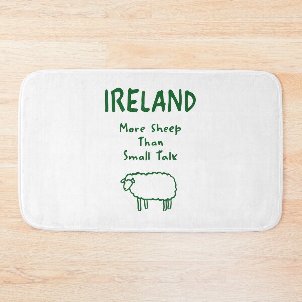 Item preview, Ireland Sheep Print – More Sheep Than Small Talk, Funny Design designed and sold by MarkedArtPrints.