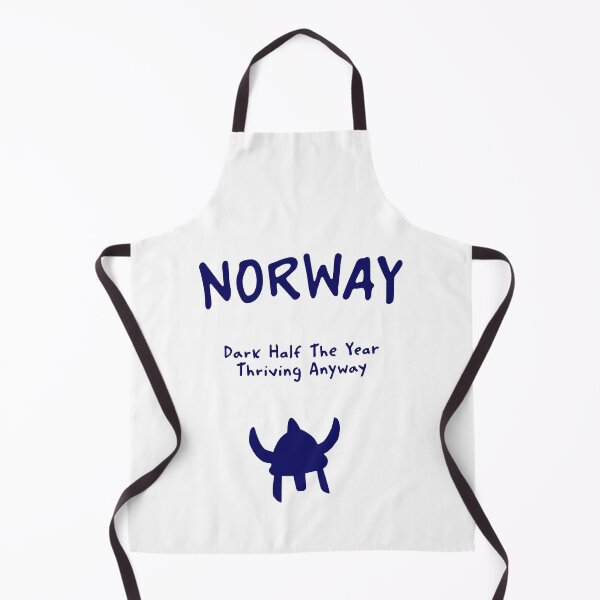 Item preview, Norway Viking Print – Dark Half The Year Thriving Anyway, Funny Design designed and sold by MarkedArtPrints.
