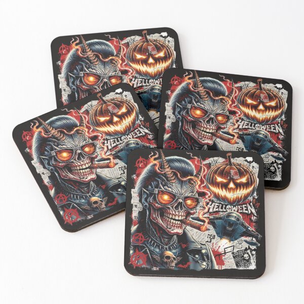 Item preview, Halloween Demon Pumpkin Spaceship Cigar Horns designed and sold by Voodoo Store Paranormal Collections.