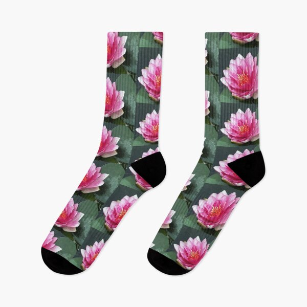 Item preview, Pink Water Lily Blooming on Pond Water designed and sold by pinkal.