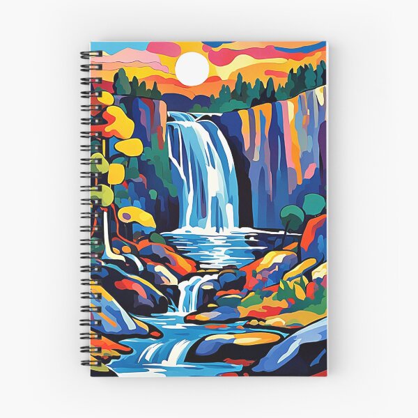 Item preview, Waterfall through rocky terrain designed and sold by George Hutton Hunter.