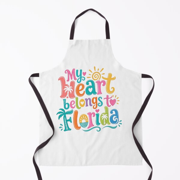 Item preview, My Heart Belongs to Florida - Cute Souvenir Travelers Gift for Men Women & Kids  designed and sold by Mozaic Clothes.