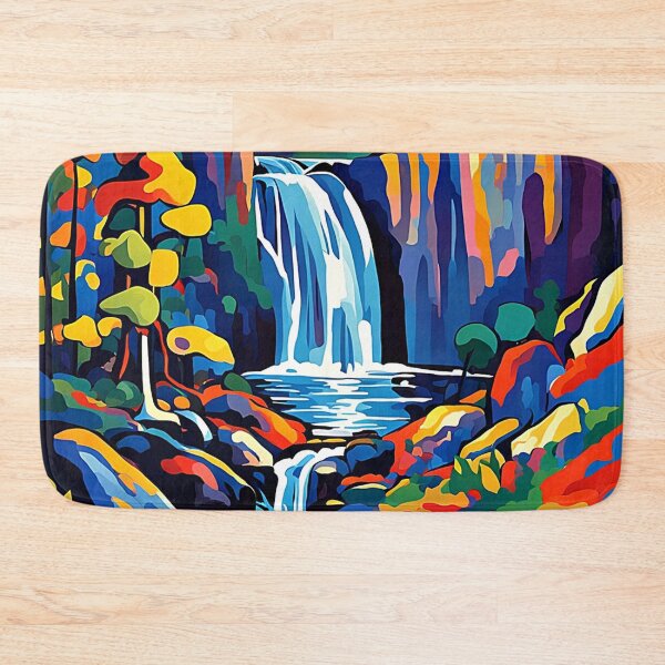 Item preview, Waterfall through rocky terrain designed and sold by George Hutton Hunter.