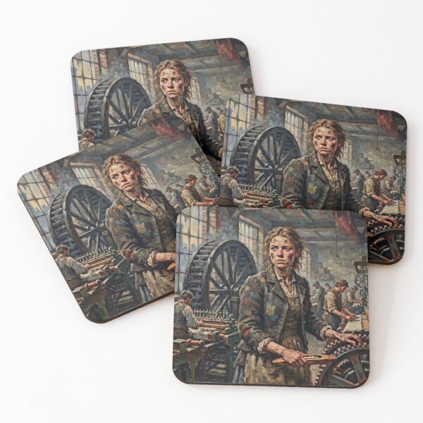 Item preview, The Mill Industrial Historical Drama Fine Art Tribute designed and sold by Art's Diner.