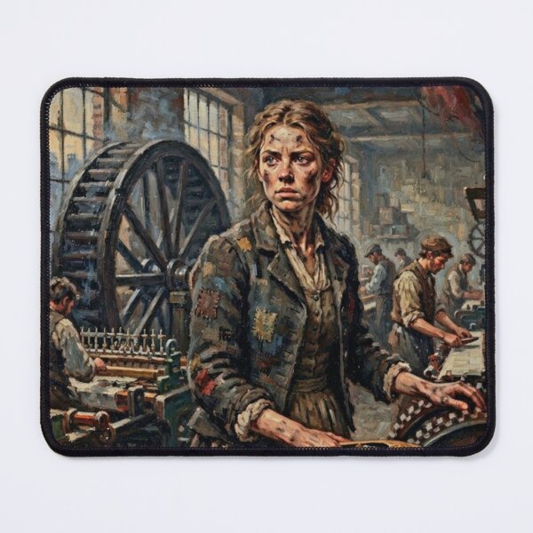Item preview, The Mill Industrial Historical Drama Fine Art Tribute designed and sold by Art's Diner.