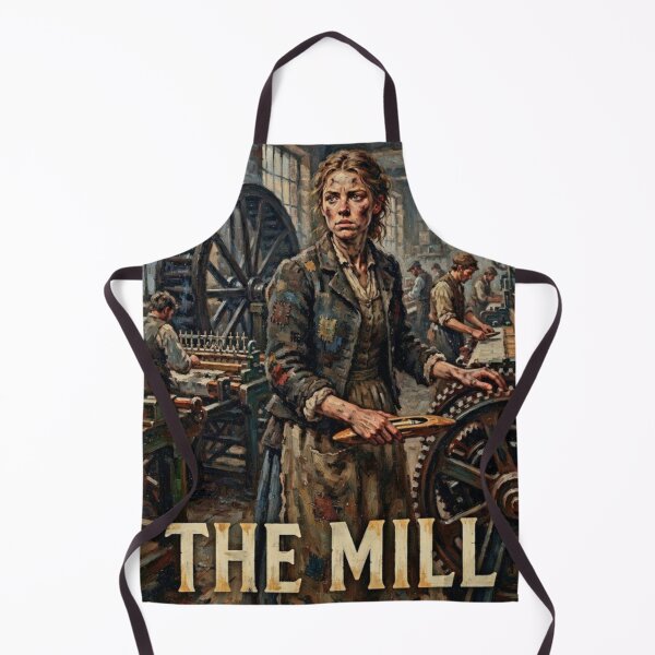Item preview, The Mill Industrial Historical Drama Fine Art Tribute designed and sold by Art's Diner.