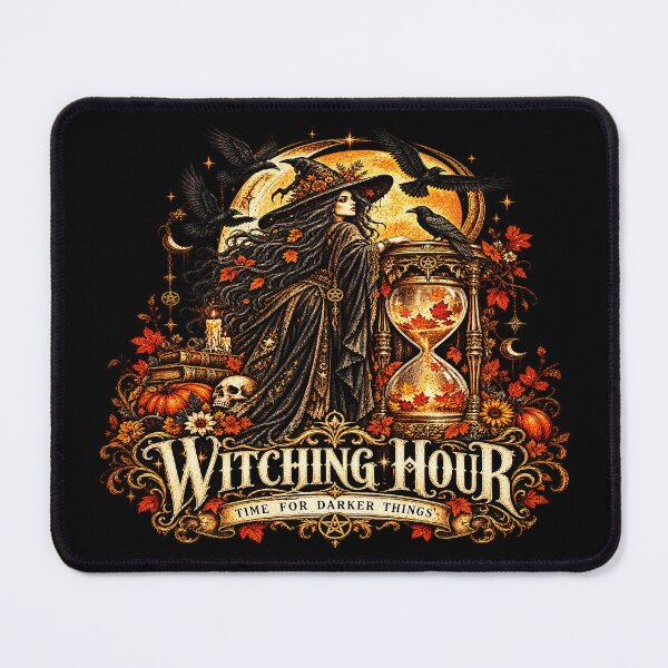 Item preview, Witching Hour Gothic Witch Halloween Raven Moon Vintage designed and sold by TheInkRaven.