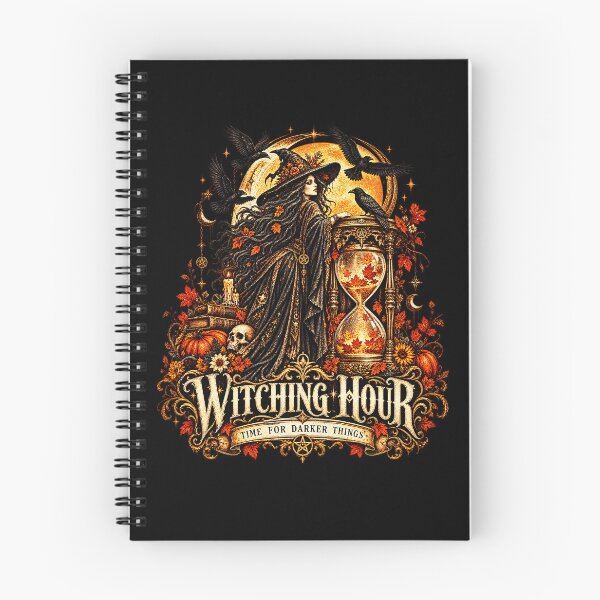 Item preview, Witching Hour Gothic Witch Halloween Raven Moon Vintage designed and sold by TheInkRaven.