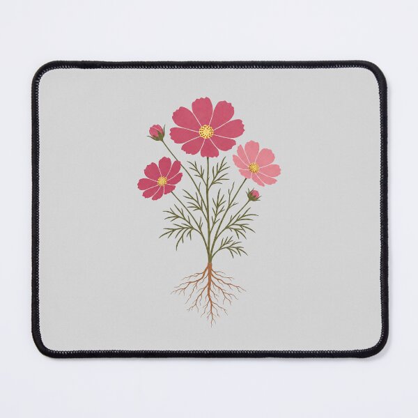 Item preview, Pink Cosmos Flower with Exposed Roots designed and sold by hattie's.