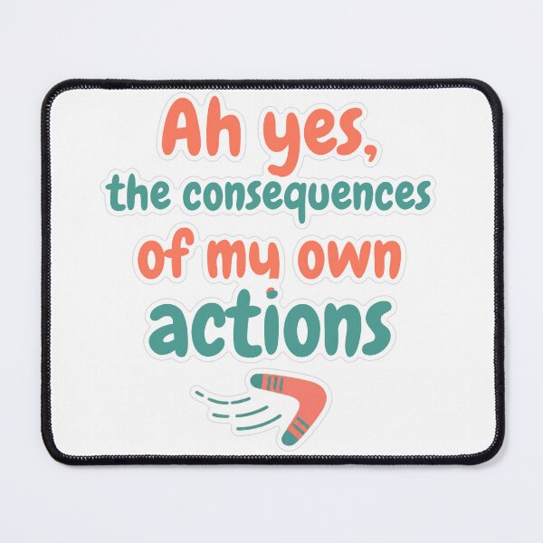 Item preview, Consequences Of My Own Actions Pastel Sticker designed and sold by MindfulMischief.