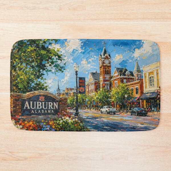 Item preview, Auburn, Alabama Painting – Beautiful Place in the United States of America. designed and sold by GalleryKauffeld.