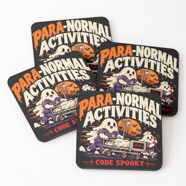 Item preview, Paranormal Activities Code Spooky Ghost Nurses Halloween | ER Hospital Healthcare Worker Gift designed and sold by Martin's_Design.