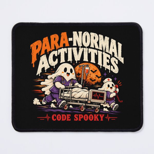 Item preview, Paranormal Activities Code Spooky Ghost Nurses Halloween | ER Hospital Healthcare Worker Gift designed and sold by Martin's_Design.